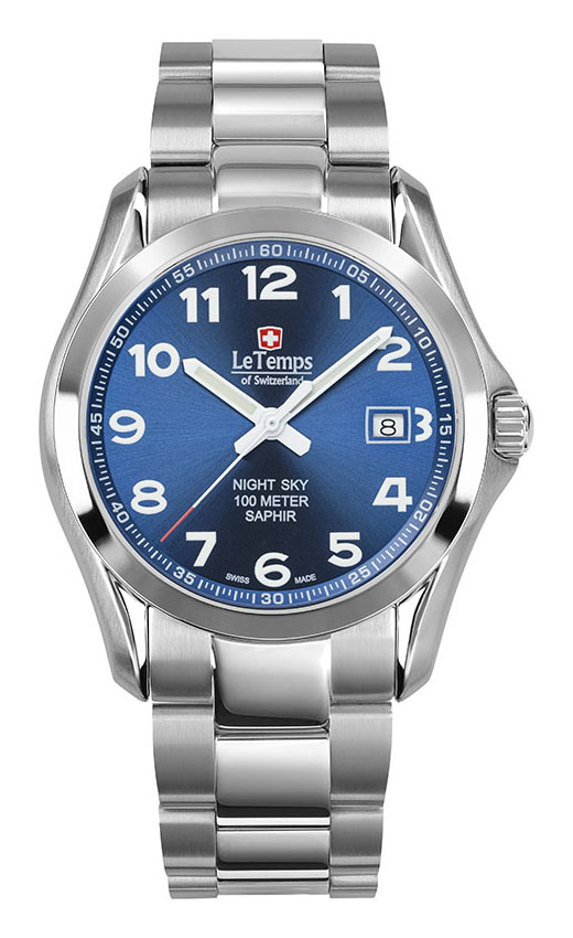 SPORT ELEGANCE GENT SAPHIR QUARZ WATCH 100M